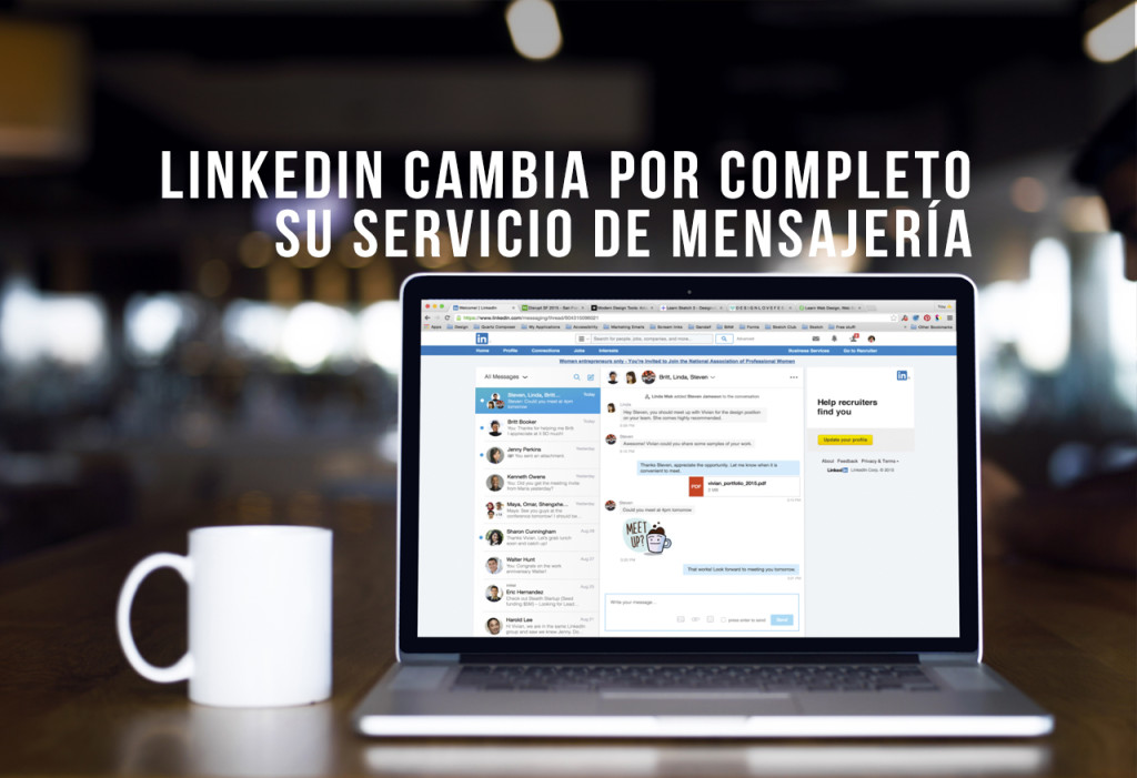 Linkedin cambia por completo su servicio de mensajería