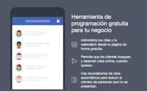 Agenda tus citas en Facebook e Instagram