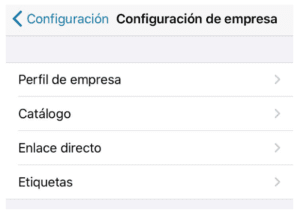 Configuración catálogo de productos en WhatsApp Business